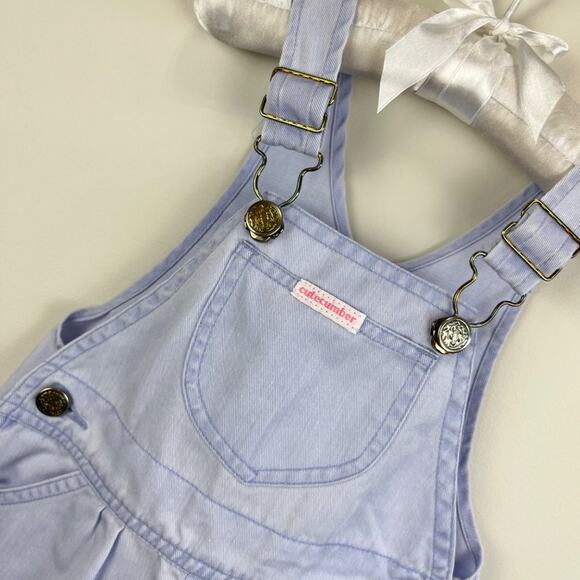 Vintage Cutecumber Light Purple Shortalls - Picture 2 of 7